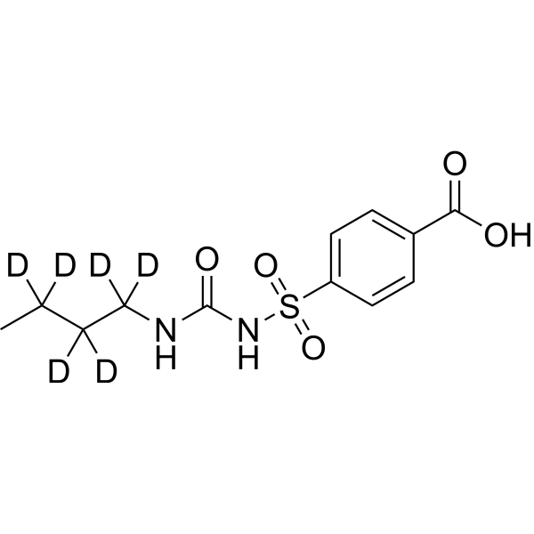 4-(N-(Butylcarbamoyl)sulfamoyl)benzoic acid-d6 1184973-50-9